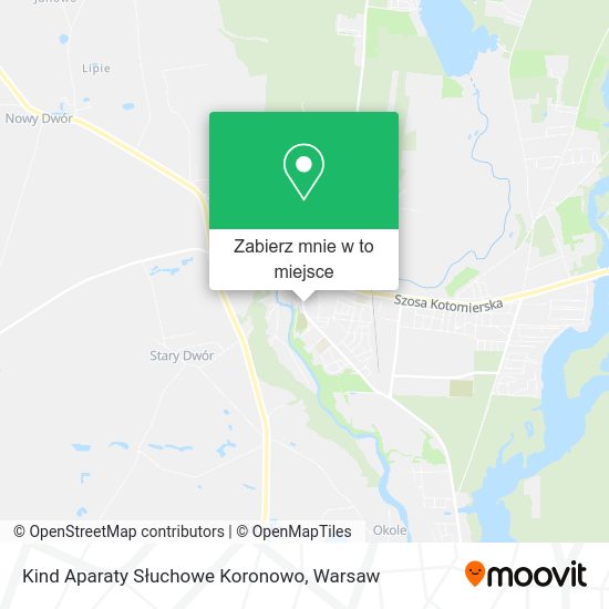 Mapa Kind Aparaty Słuchowe Koronowo