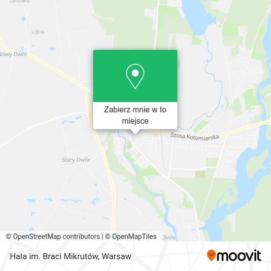 Mapa Hala im. Braci Mikrutów