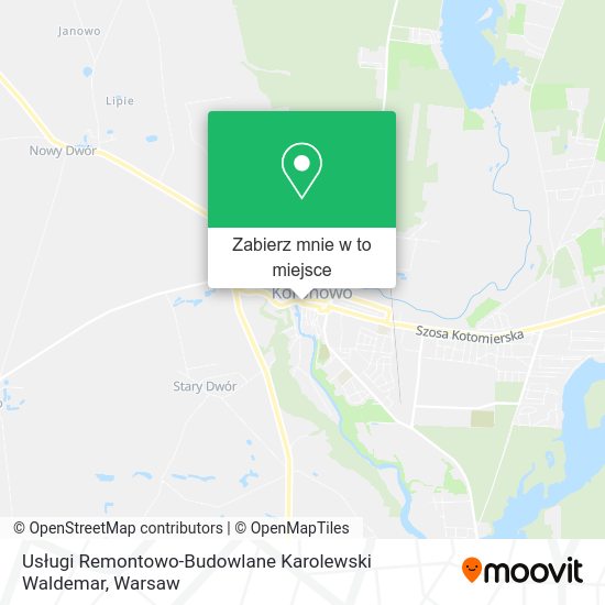 Mapa Usługi Remontowo-Budowlane Karolewski Waldemar