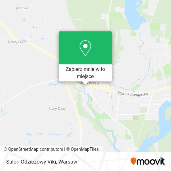 Mapa Salon Odziezowy Viki