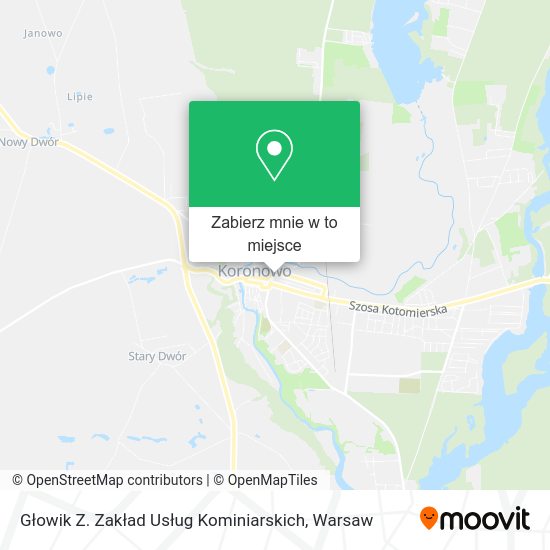 Mapa Głowik Z. Zakład Usług Kominiarskich