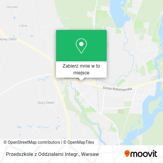 Mapa Przedszkole z Oddziałami Integr.