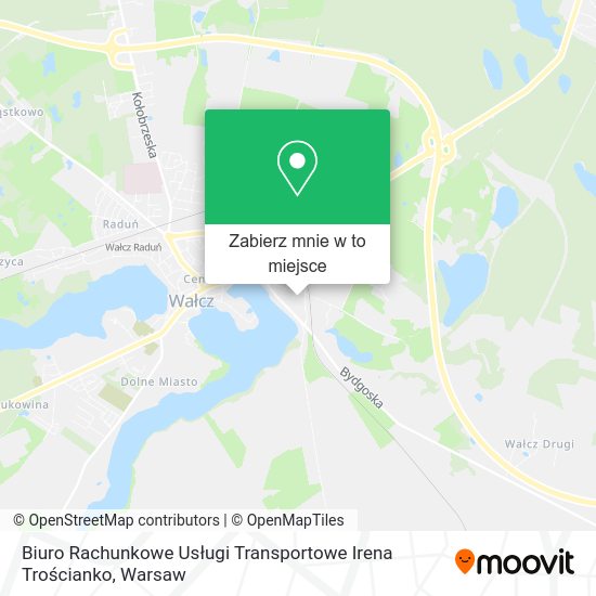 Mapa Biuro Rachunkowe Usługi Transportowe Irena Trościanko