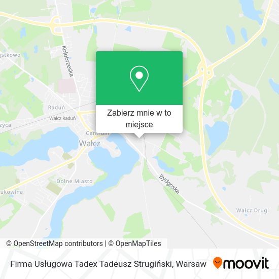 Mapa Firma Usługowa Tadex Tadeusz Strugiński