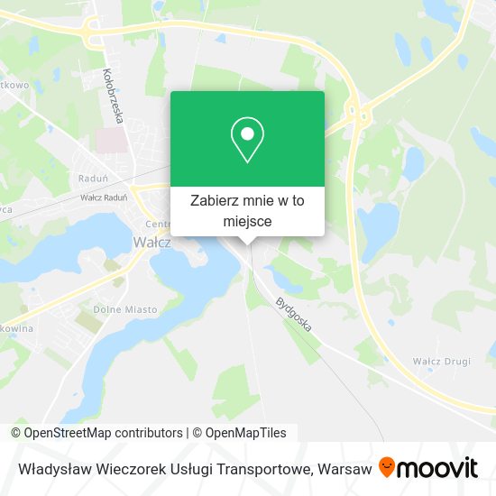 Mapa Władysław Wieczorek Usługi Transportowe