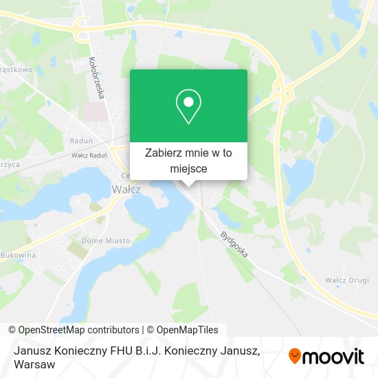 Mapa Janusz Konieczny FHU B.i.J. Konieczny Janusz