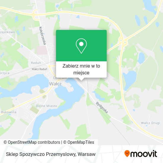 Mapa Sklep Spozywczo Przemyslowy