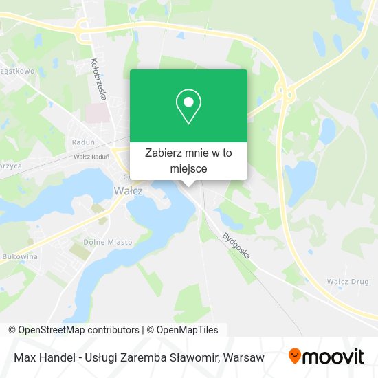 Mapa Max Handel - Usługi Zaremba Sławomir