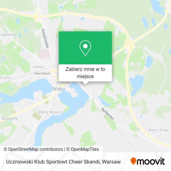 Mapa Uczniowski Klub Sportowt Cheer Skandi