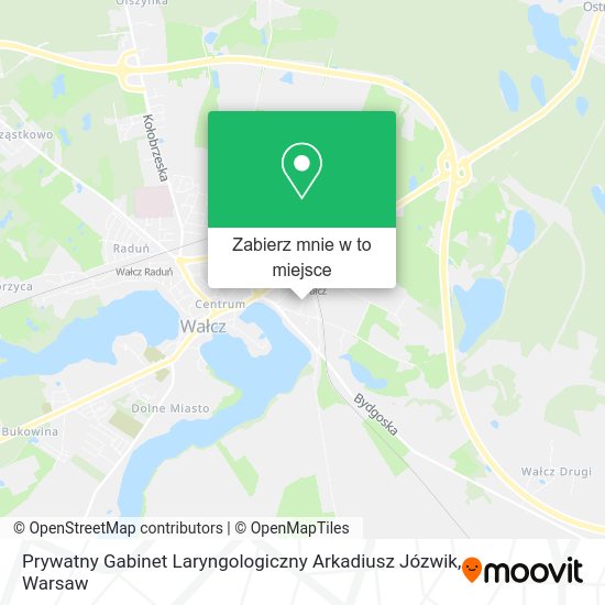 Mapa Prywatny Gabinet Laryngologiczny Arkadiusz Józwik