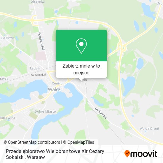 Mapa Przedsiębiorstwo Wielobranżowe Xir Cezary Sokalski