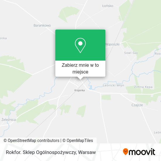 Mapa Rokfor. Sklep Ogólnospożywczy