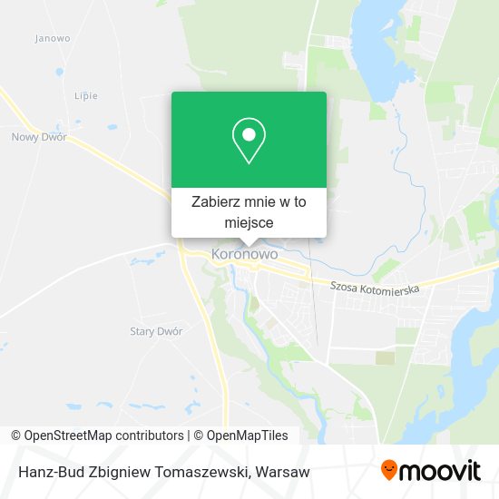 Mapa Hanz-Bud Zbigniew Tomaszewski