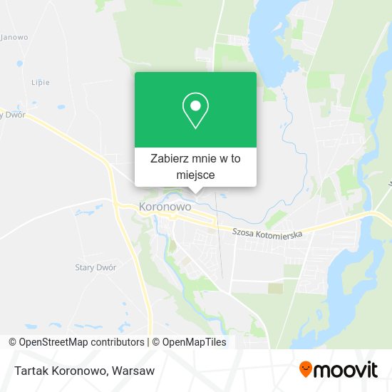 Mapa Tartak Koronowo