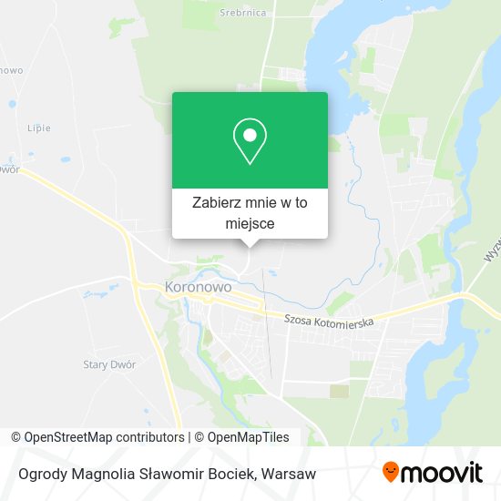 Mapa Ogrody Magnolia Sławomir Bociek