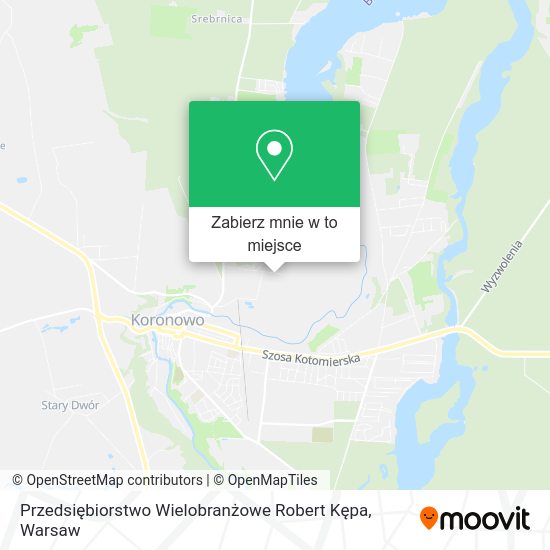 Mapa Przedsiębiorstwo Wielobranżowe Robert Kępa