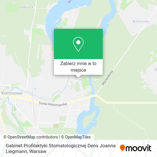 Mapa Gabinet Profilaktyki Stomatologicznej Dens Joanna Liegmann