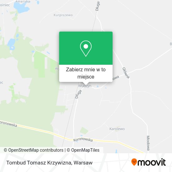 Mapa Tombud Tomasz Krzywizna