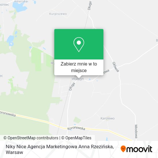 Mapa Niky Nice Agencja Marketingowa Anna Rzezińska