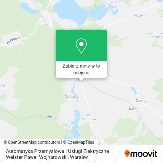 Mapa Automatyka Przemysłowa i Usługi Elektryczne Welster Paweł Wojnarowski