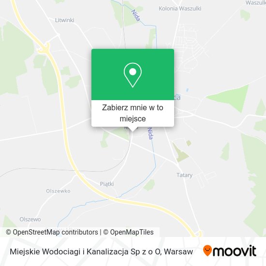 Mapa Miejskie Wodociagi i Kanalizacja Sp z o O