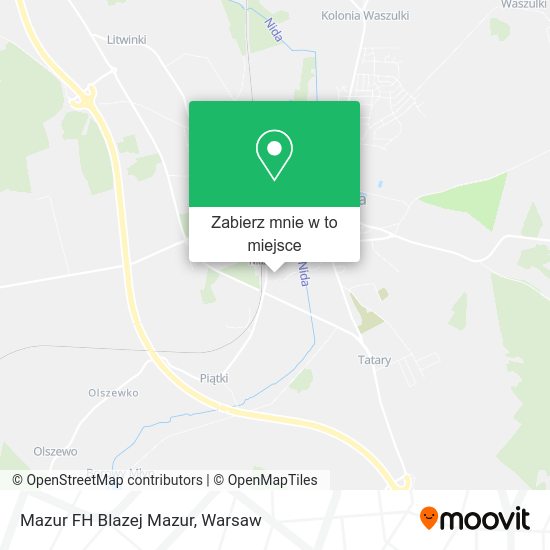 Mapa Mazur FH Blazej Mazur