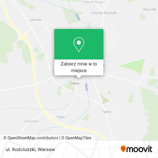 Mapa ul. Kościuszki