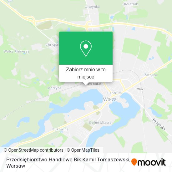 Mapa Przedsiębiorstwo Handlowe Bik Kamil Tomaszewski