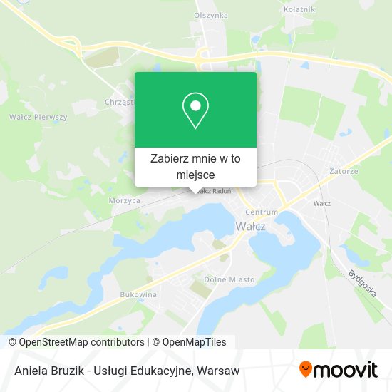 Mapa Aniela Bruzik - Usługi Edukacyjne