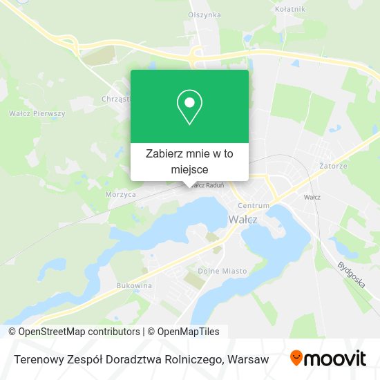 Mapa Terenowy Zespół Doradztwa Rolniczego