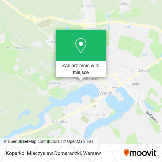 Mapa Koparkol Mieczysław Domaradzki