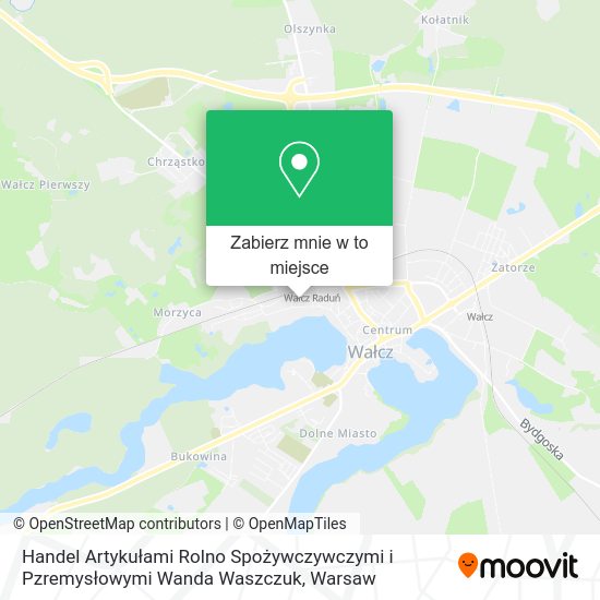 Mapa Handel Artykułami Rolno Spożywczywczymi i Pzremysłowymi Wanda Waszczuk