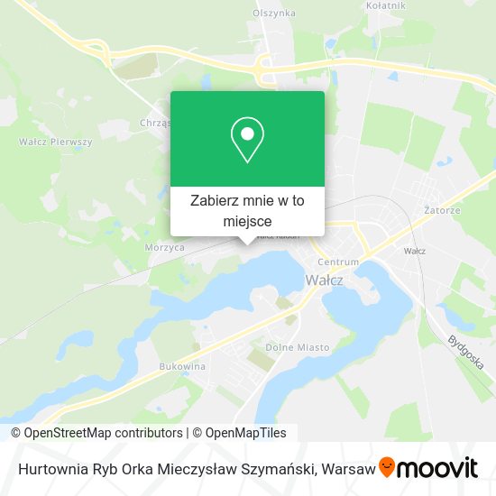 Mapa Hurtownia Ryb Orka Mieczysław Szymański