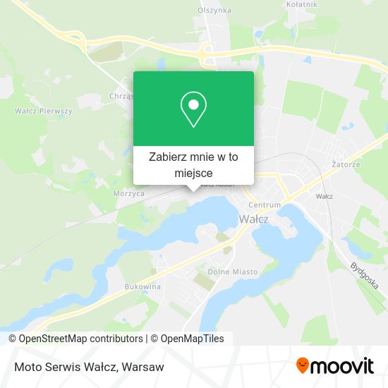 Mapa Moto Serwis Wałcz