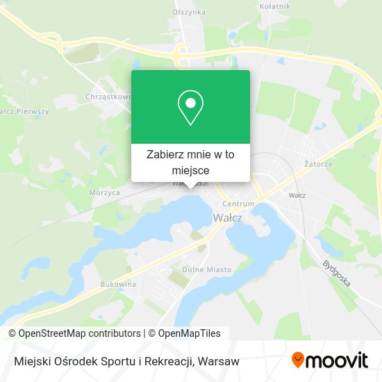 Mapa Miejski Ośrodek Sportu i Rekreacji