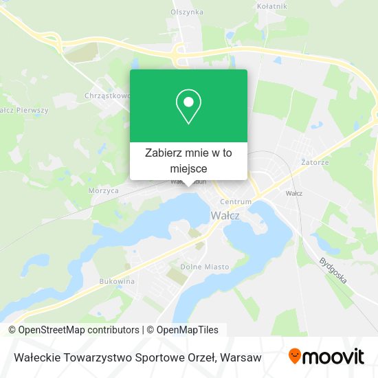 Mapa Wałeckie Towarzystwo Sportowe Orzeł