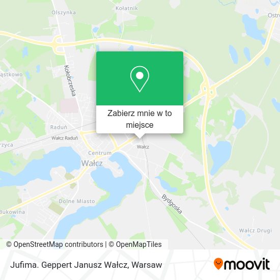 Mapa Jufima. Geppert Janusz Wałcz