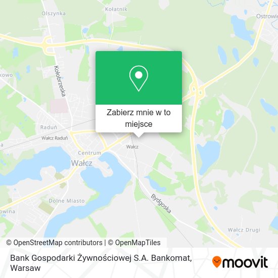 Mapa Bank Gospodarki Żywnościowej S.A. Bankomat