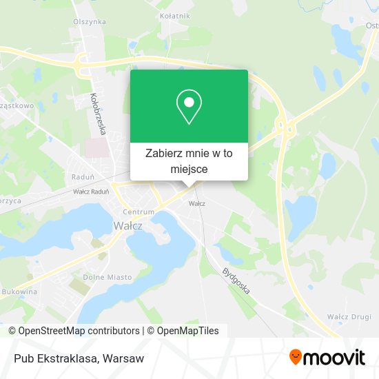 Mapa Pub Ekstraklasa