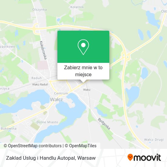 Mapa Zaklad Uslug i Handlu Autopal