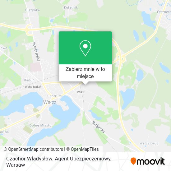 Mapa Czachor Władysław. Agent Ubezpieczeniowy