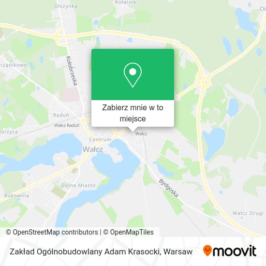 Mapa Zakład Ogólnobudowlany Adam Krasocki