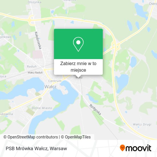 Mapa PSB Mrówka Wałcz