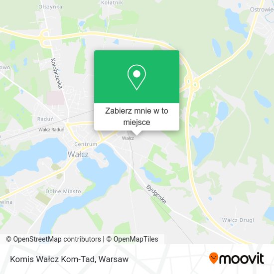 Mapa Komis Wałcz Kom-Tad