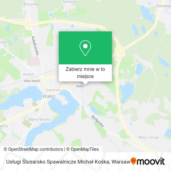 Mapa Usługi Ślusarsko Spawalnicze Michał Kośka