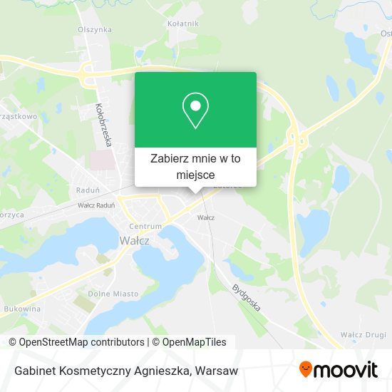 Mapa Gabinet Kosmetyczny Agnieszka