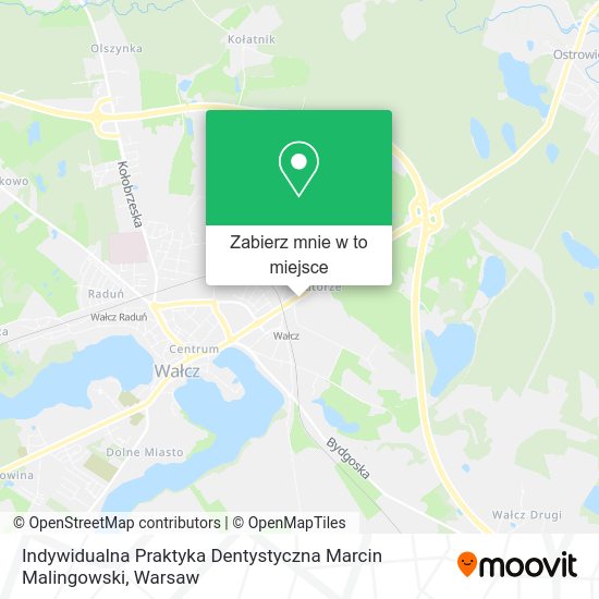 Mapa Indywidualna Praktyka Dentystyczna Marcin Malingowski