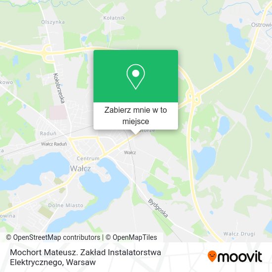 Mapa Mochort Mateusz. Zakład Instalatorstwa Elektrycznego