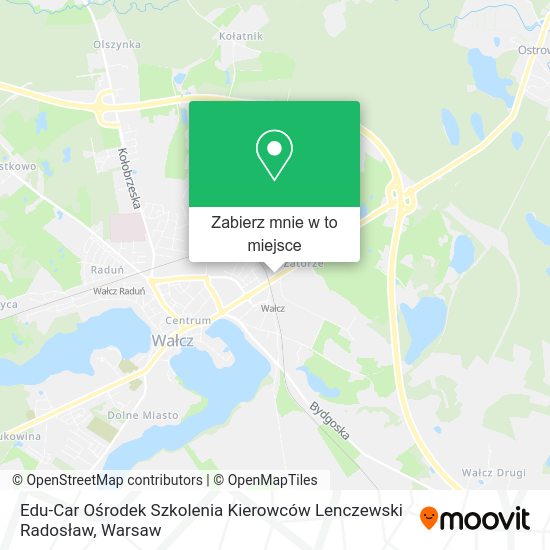 Mapa Edu-Car Ośrodek Szkolenia Kierowców Lenczewski Radosław