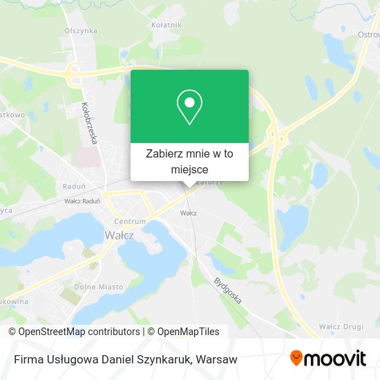 Mapa Firma Usługowa Daniel Szynkaruk